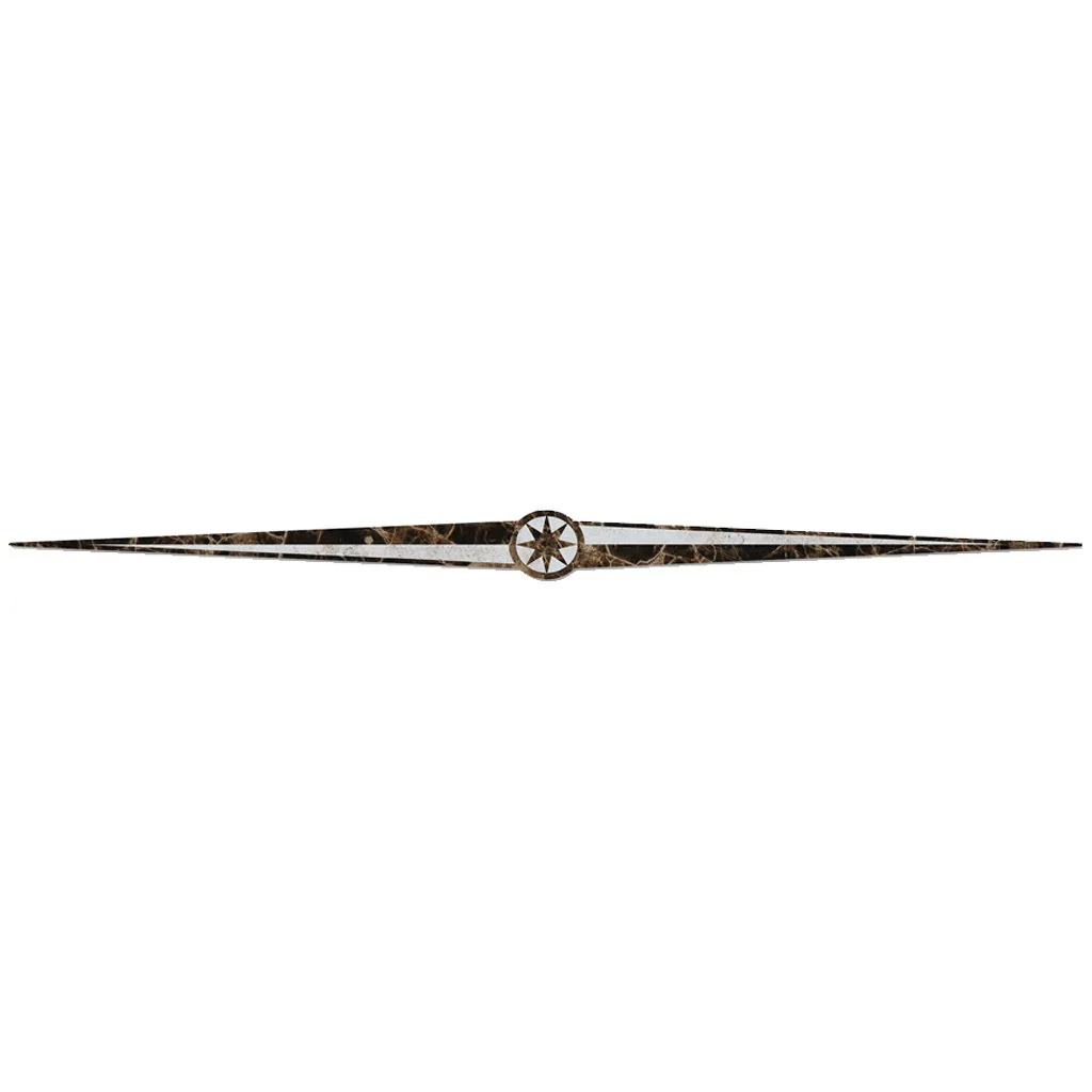 Compass Long Accent 3 - Pool Mosaic