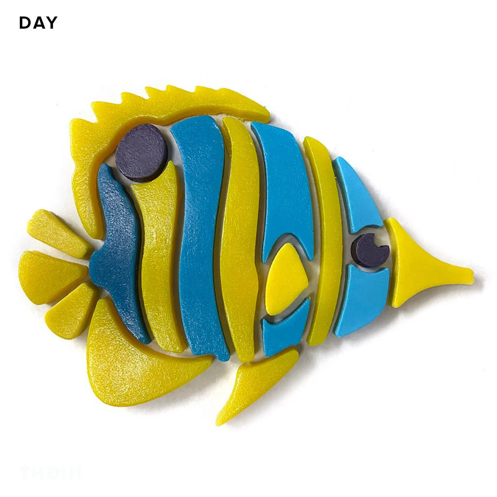 Copperband Butterflyfish, Right - Glow in the Dark Pool Mosaics - Image 3