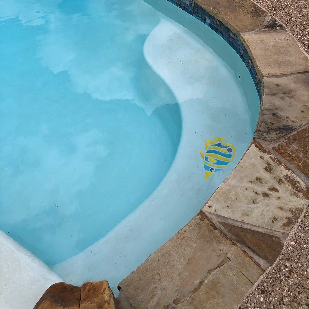 Copperband Butterflyfish, Right - Glow in the Dark Pool Mosaics - Image 4