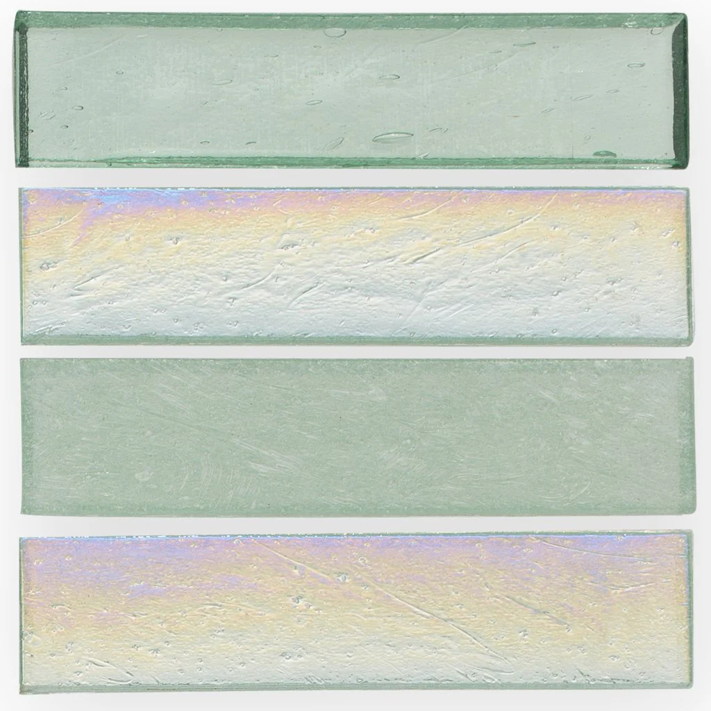 Seagrass, 1" x 4" Stacked - Glass Tile - Image 3