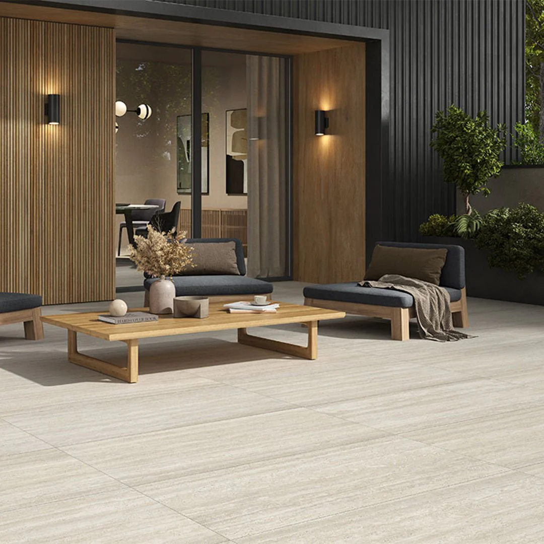 Cordova Avorio, 24" x 48" - 2CM Outdoor Porcelain Paver - Image 2