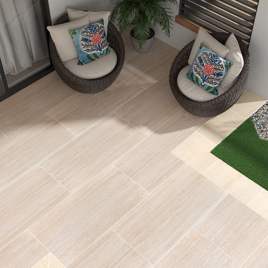 Cordova Avorio, 24" x 48" - 2CM Outdoor Porcelain Paver - Image 5