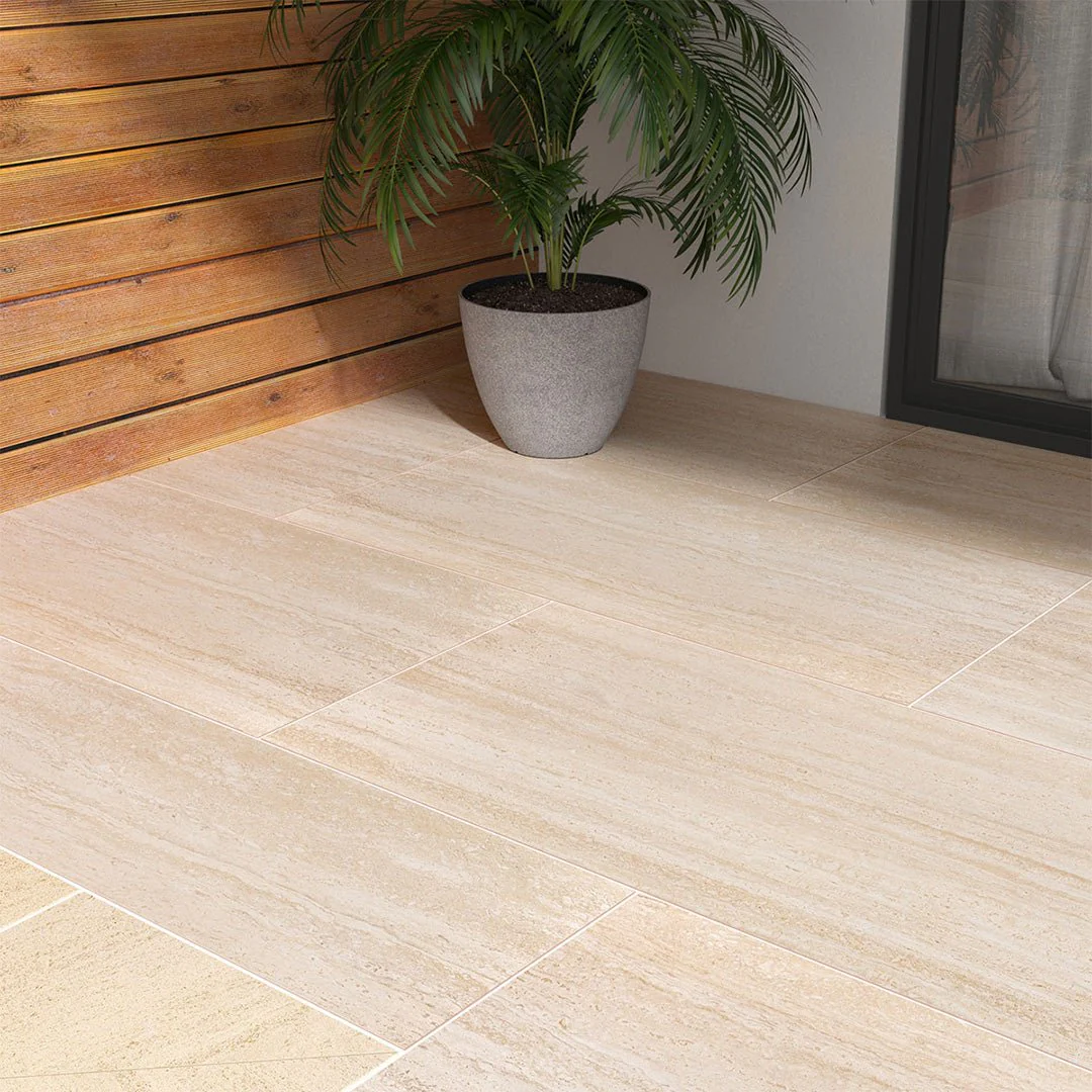 Cordova Avorio, 24" x 48" - 2CM Outdoor Porcelain Paver - Image 6