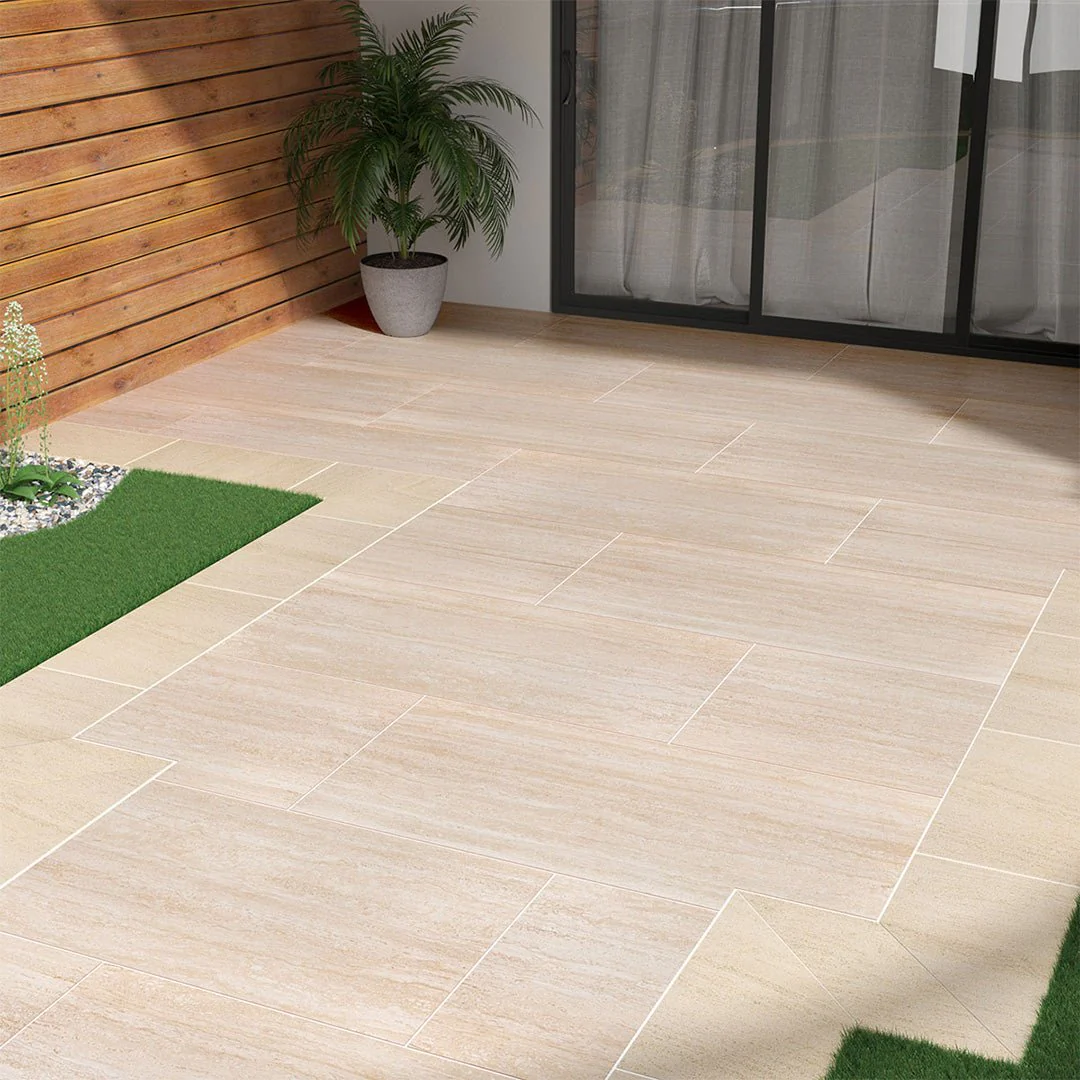 Cordova Avorio, 24" x 48" - 2CM Outdoor Porcelain Paver - Image 7