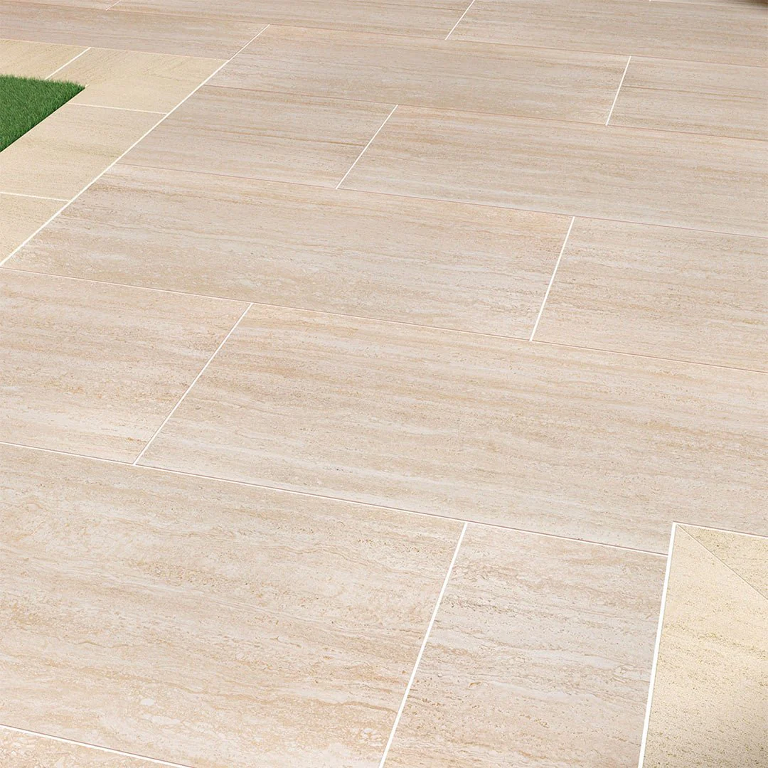 Cordova Avorio, 24" x 48" - 2CM Outdoor Porcelain Paver - Image 8