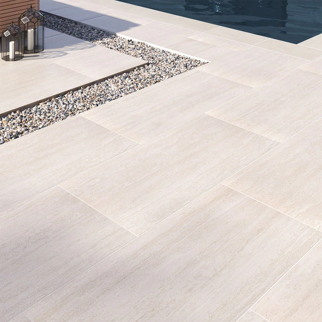Cordova LaBlanca, 24" x 48" - 2CM Outdoor Porcelain Paver - Image 10