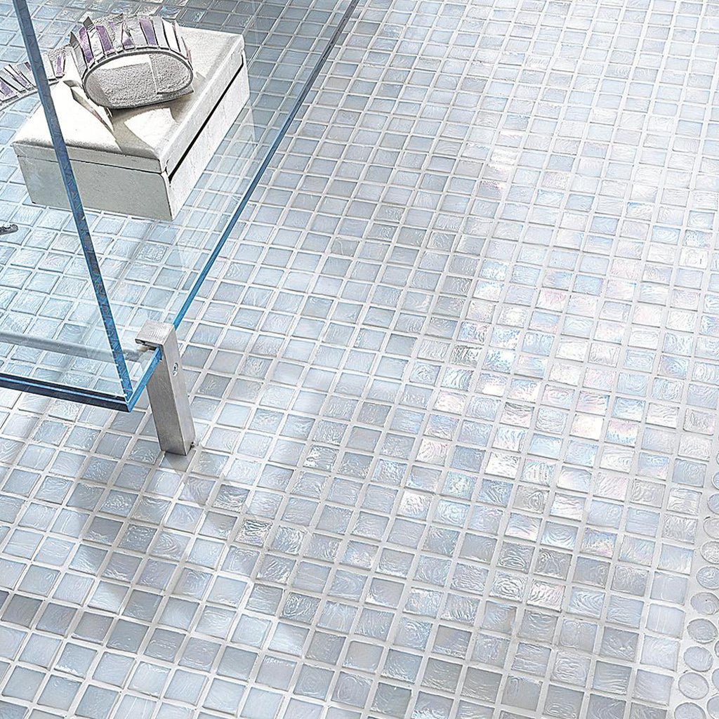 Cotton Cubes, 7/8" x 7/8" - Glass Tile - Image 4