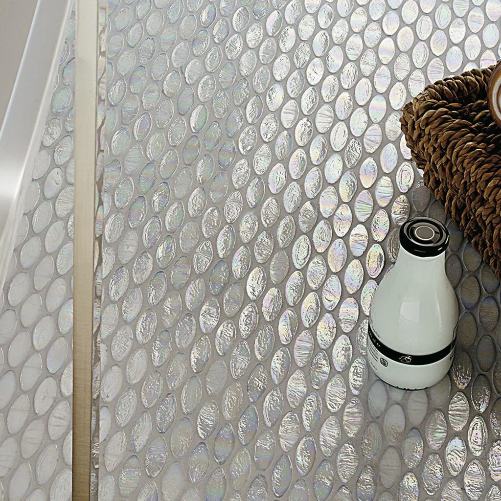 Cotton Domes, 2" x 7/8" - Glass Tile - Image 4