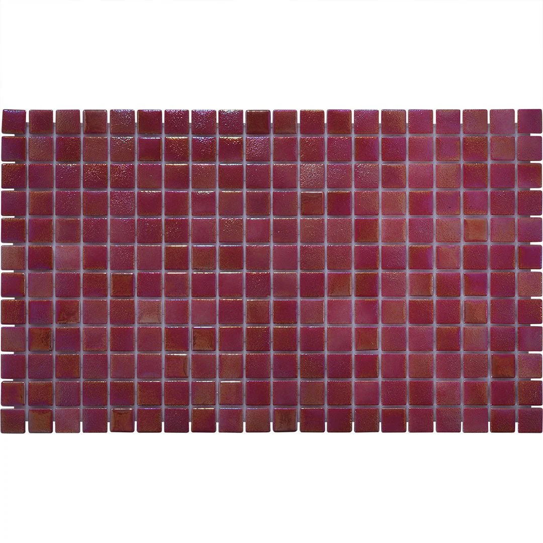 Crimson Reef, 1" x 1" - Glass Tile