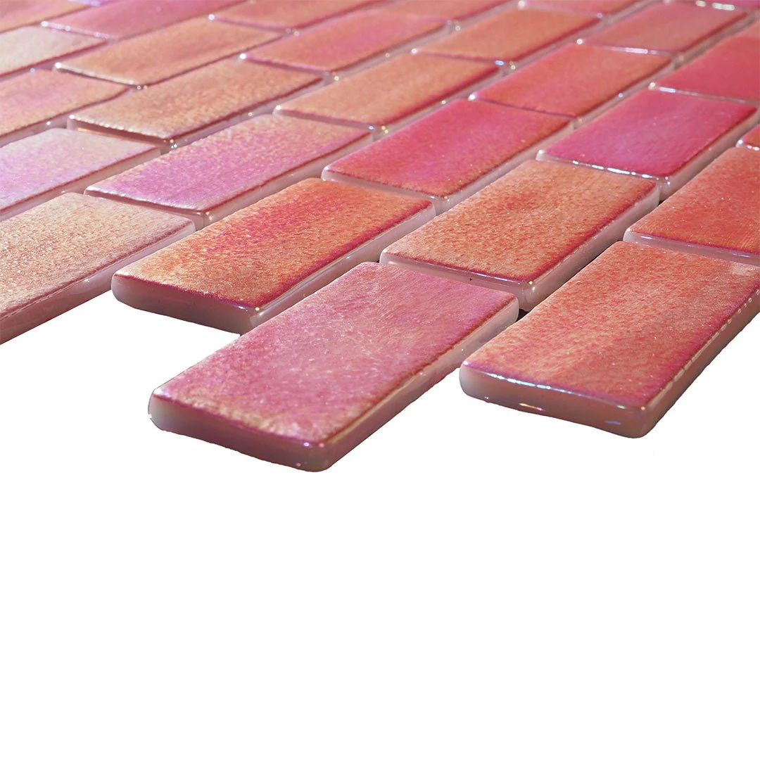 Crimson Reef, 1" x 2" - Glass Tile - Image 2