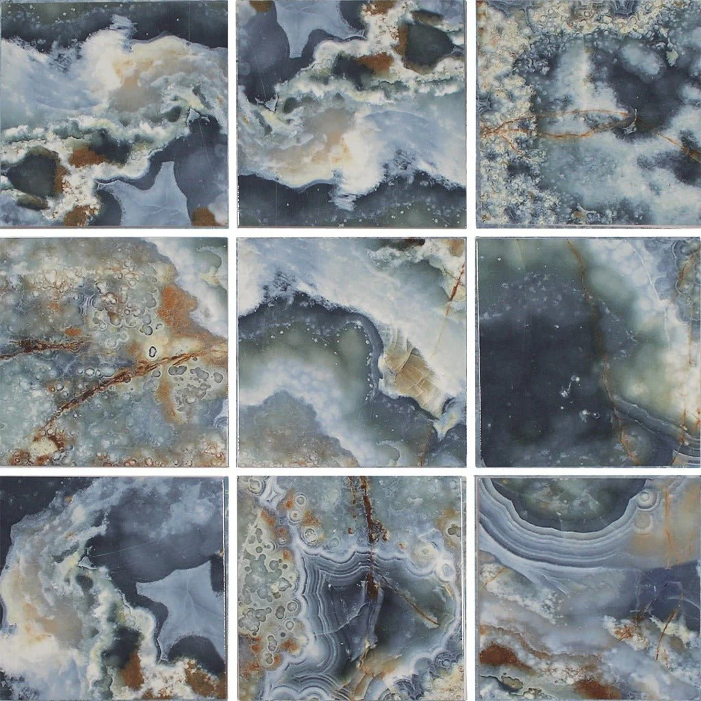 Cross Blue, 6" x 6" - Porcelain Pool Tile - Image 6