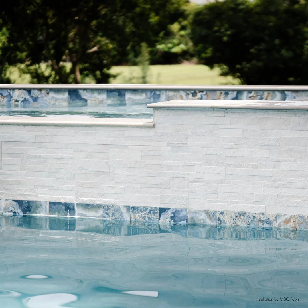 Cross Multicolor, 6" x 6" - Porcelain Pool Tile - Image 2