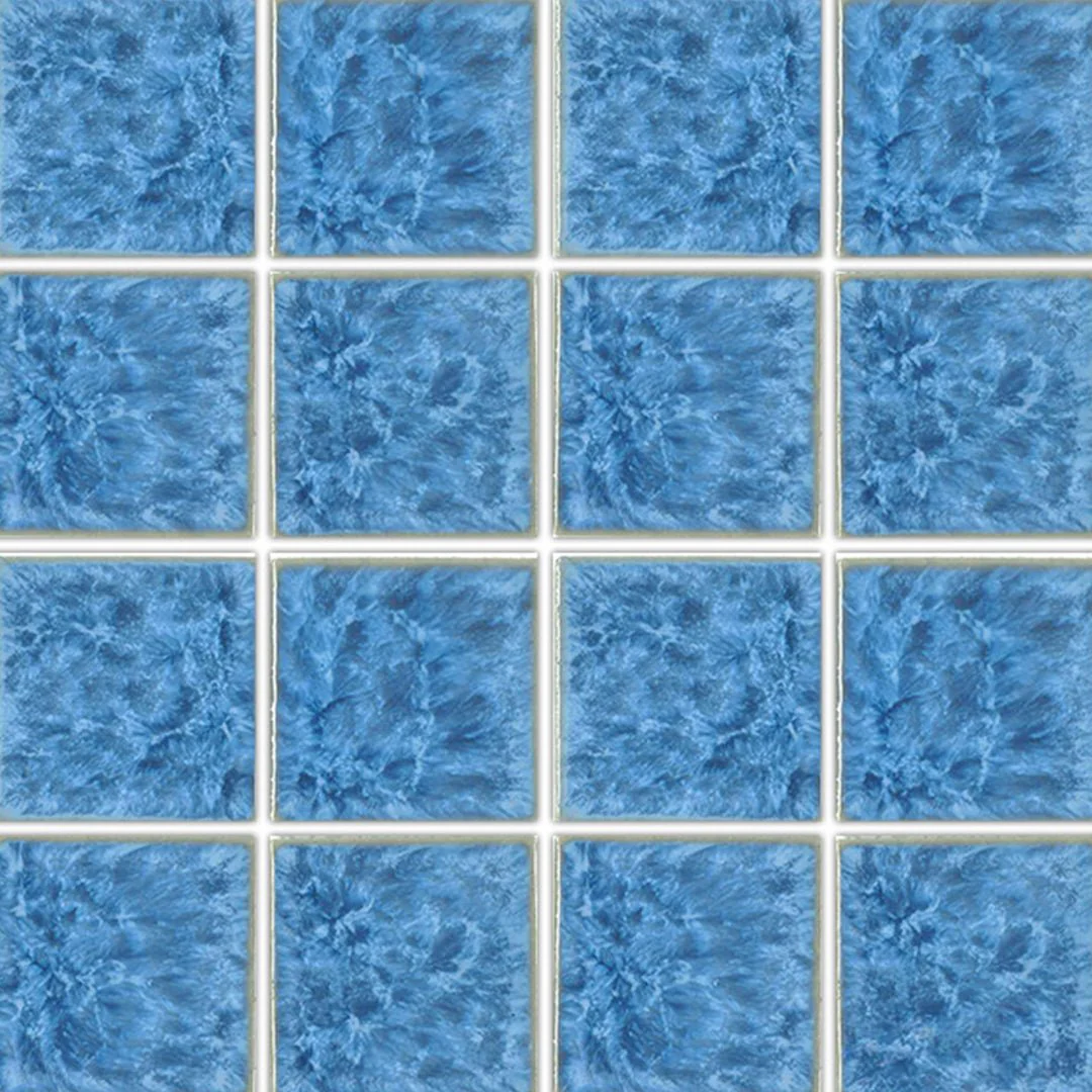 Crystal Blue, 3" x 3" - Porcelain Pool Tile