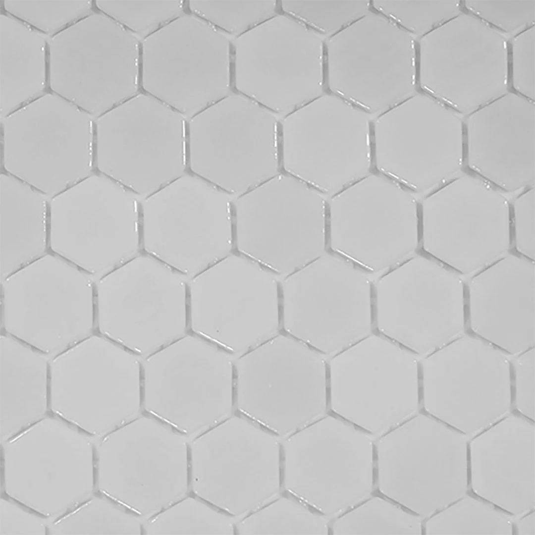 Crystal Cove, Hexagon Mosaic - Glass Tile - Image 3