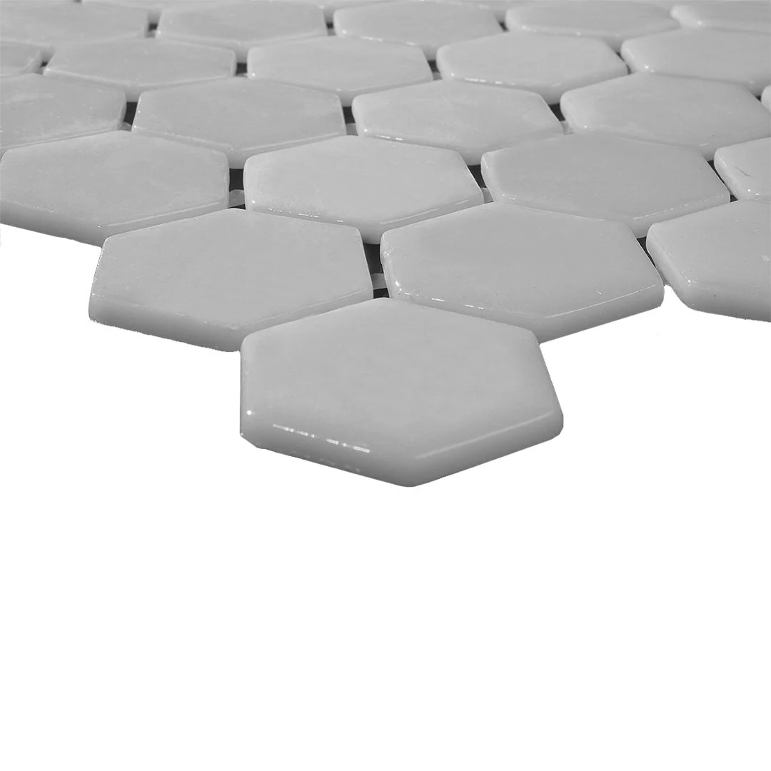 Crystal Cove, Hexagon Mosaic - Glass Tile - Image 4