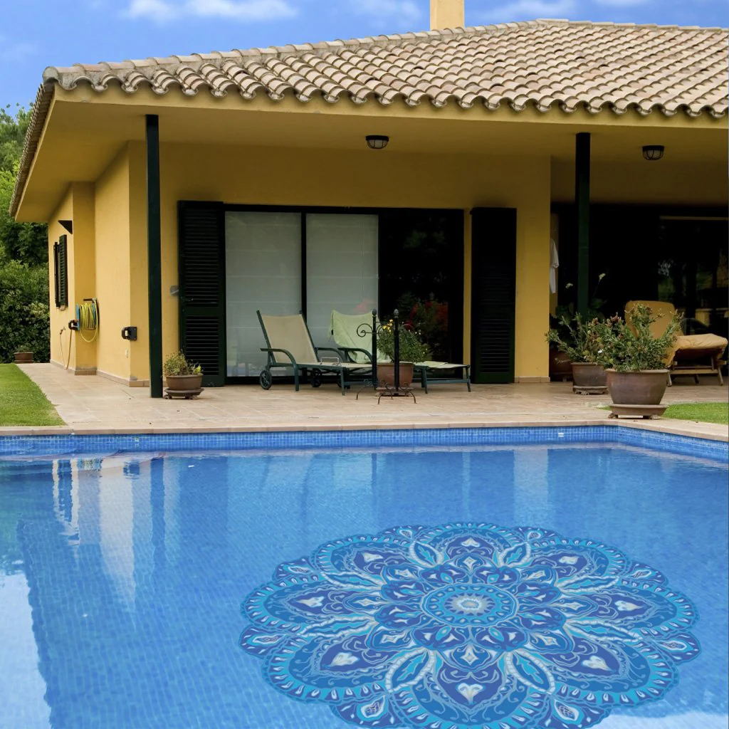 Crystal Sky Mandala - Pool Mosaic - Image 2