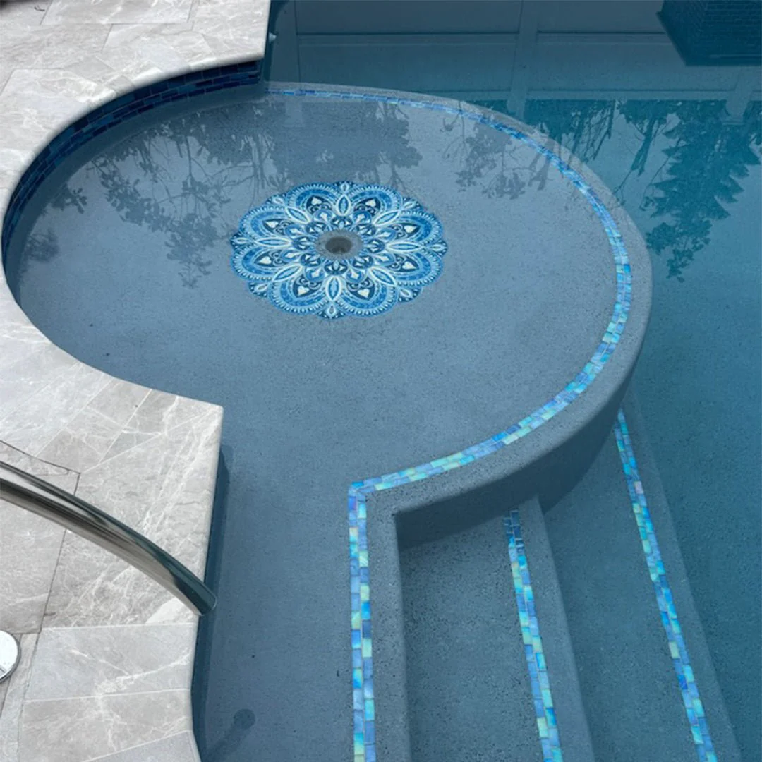 Crystal Sky Mandala - Pool Mosaic - Image 5