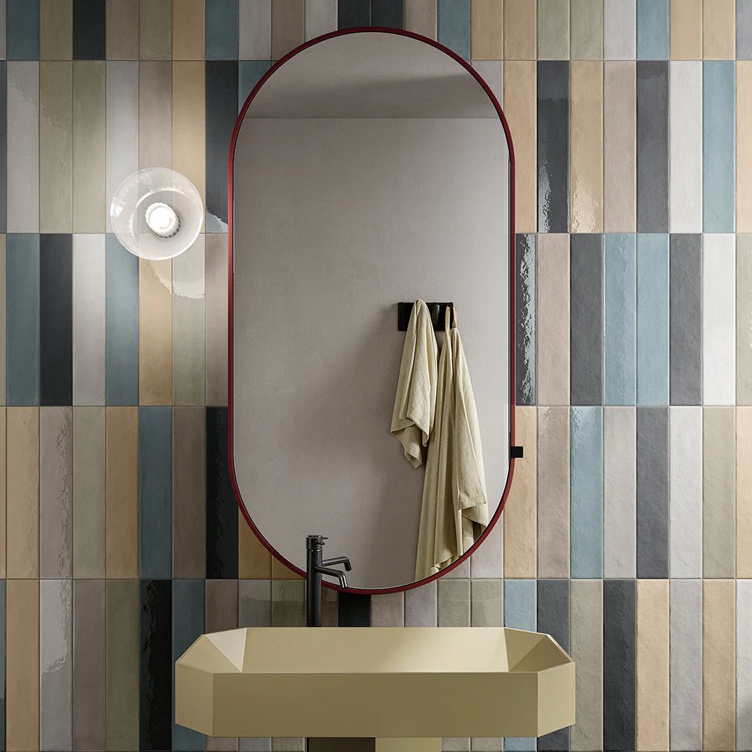Currents Beach Matte, 3" x 16" - Porcelain Tile - Image 3