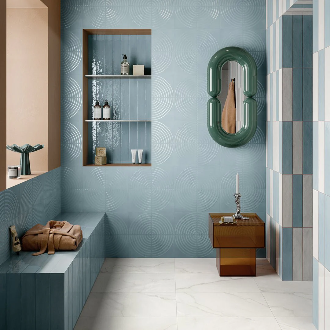 Currents Seagrass Matte, 3" x 16" - Porcelain Tile - Image 3