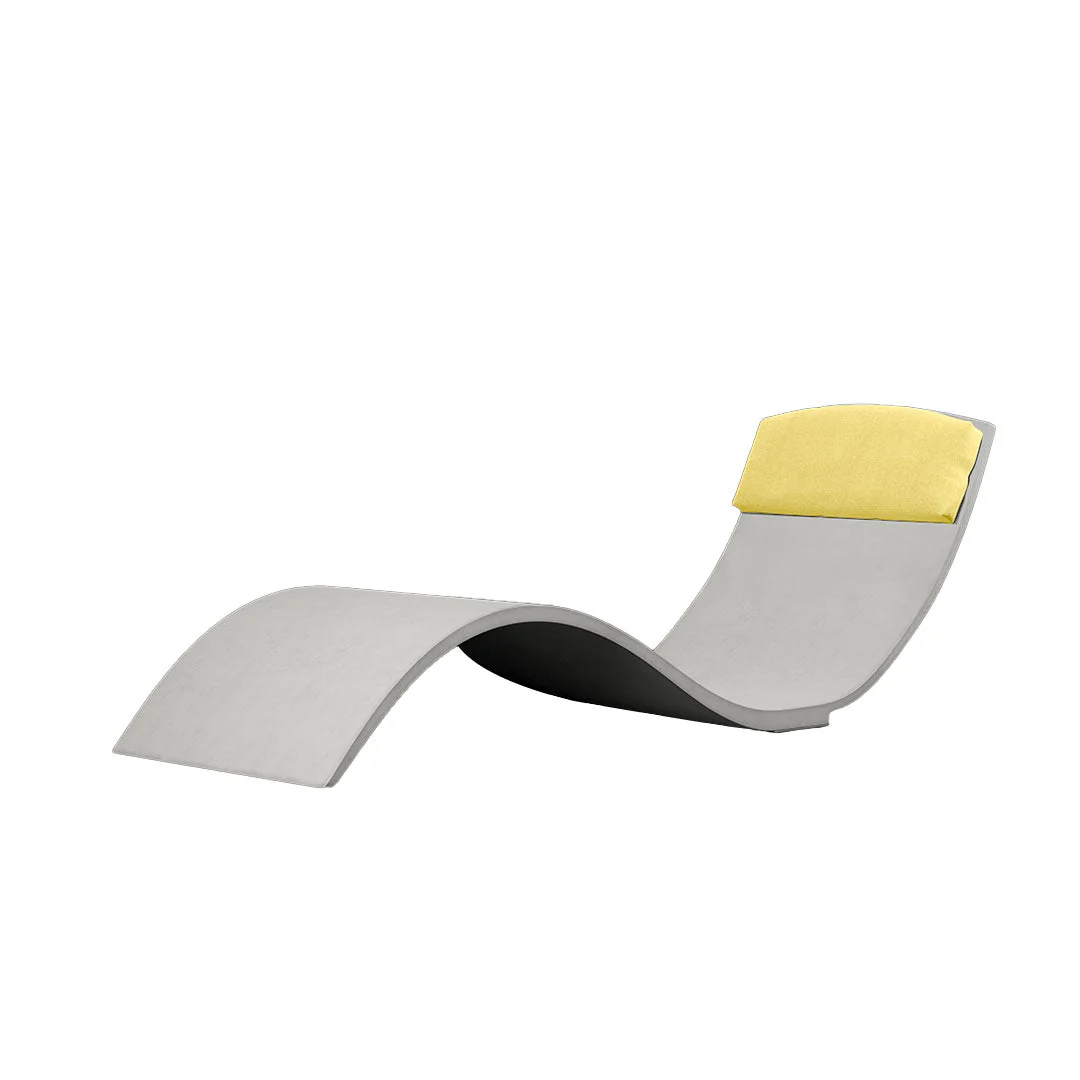 Curve II Chaise Lounger (Set of Two) - Luxury Concrete Pool Lounge Chair - Image 20