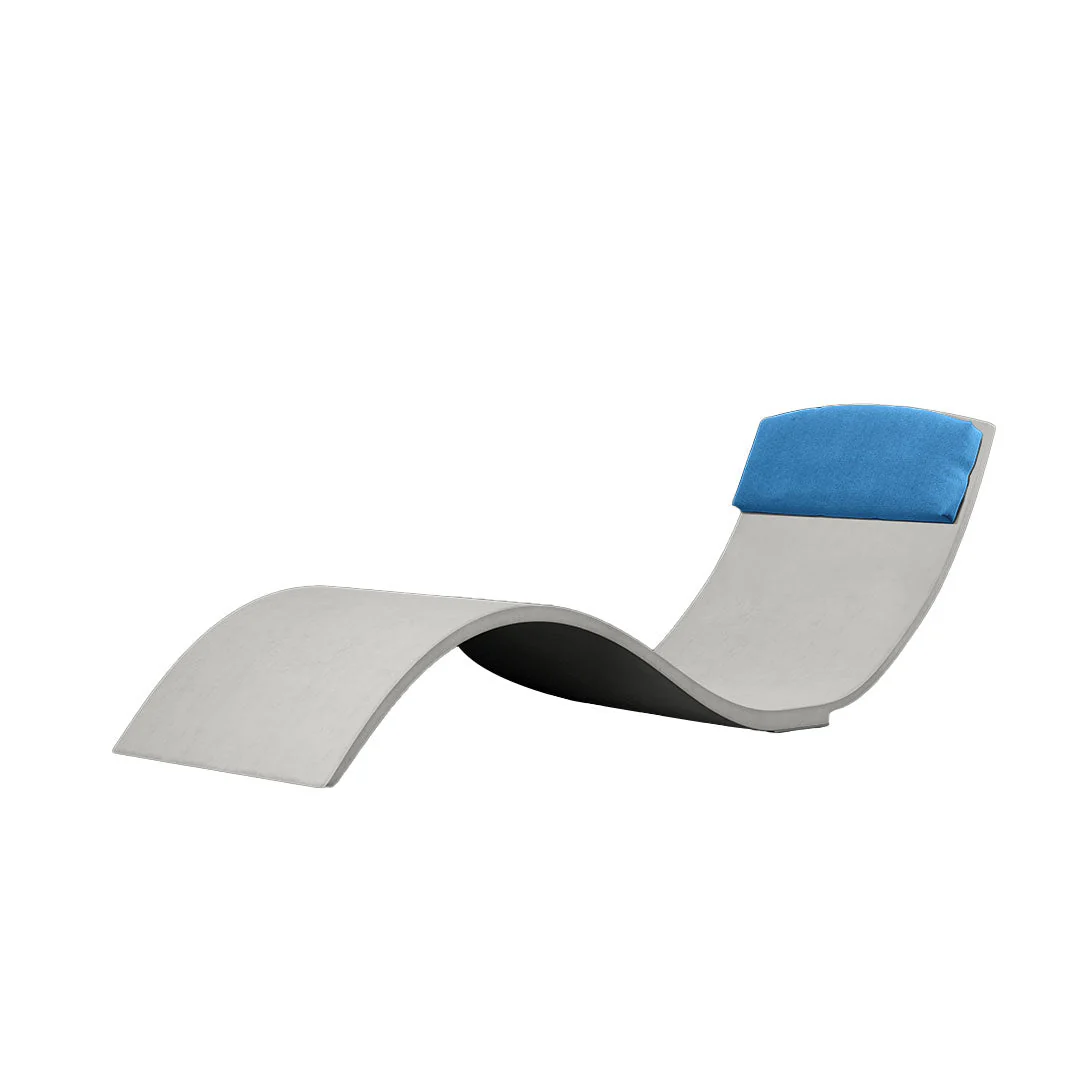 Curve II Chaise Lounger (Set of Two) - Luxury Concrete Pool Lounge Chair - Image 23