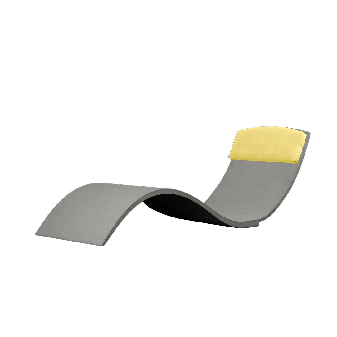 Curve II Chaise Lounger (Set of Two) - Luxury Concrete Pool Lounge Chair - Image 28