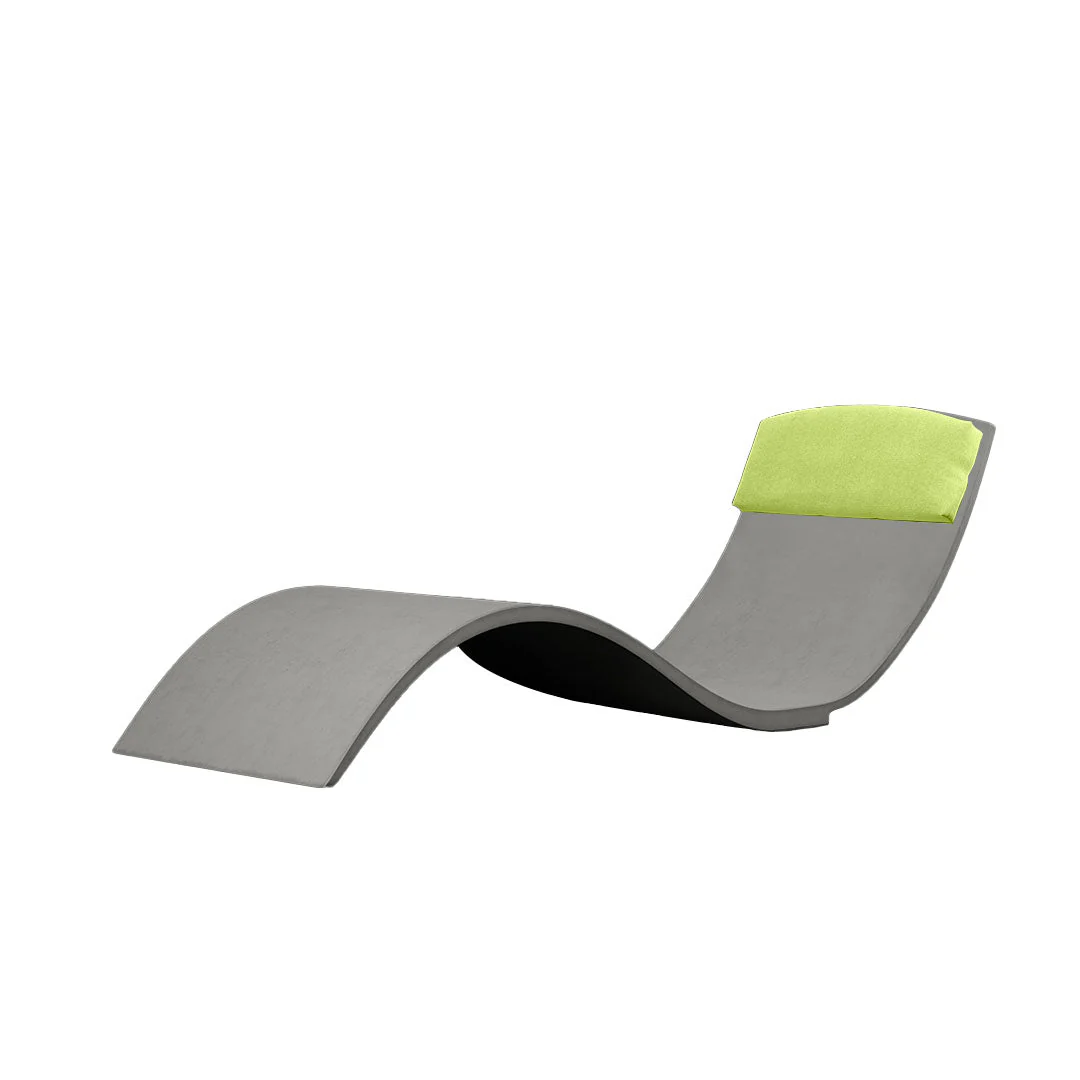 Curve II Chaise Lounger (Set of Two) - Luxury Concrete Pool Lounge Chair - Image 30