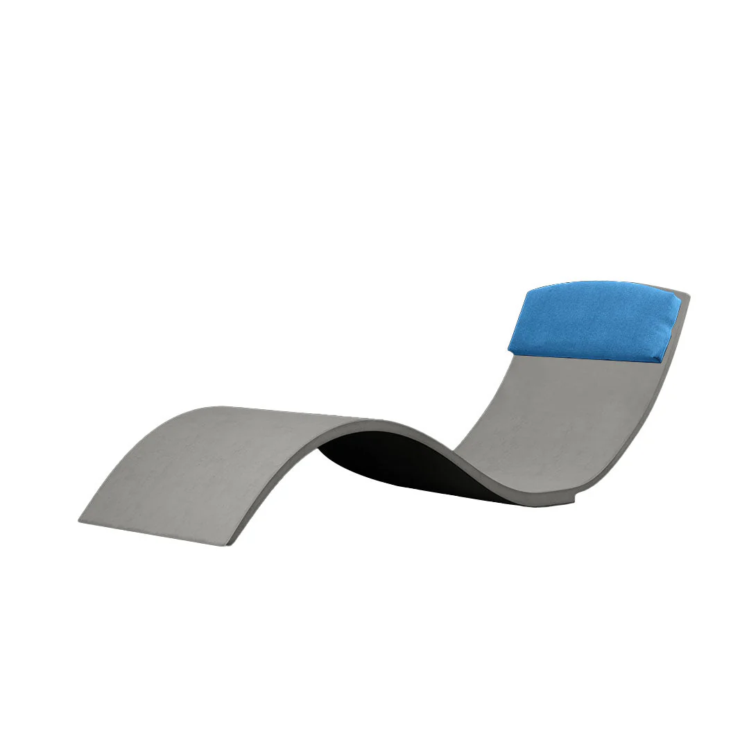 Curve II Chaise Lounger (Set of Two) - Luxury Concrete Pool Lounge Chair - Image 31