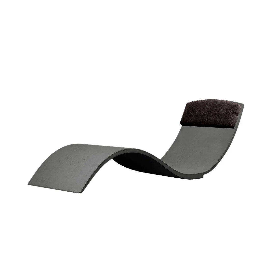 Curve II Chaise Lounger (Set of Two) - Luxury Concrete Pool Lounge Chair - Image 33
