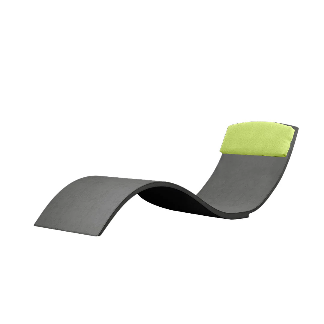 Curve II Chaise Lounger (Set of Two) - Luxury Concrete Pool Lounge Chair - Image 38
