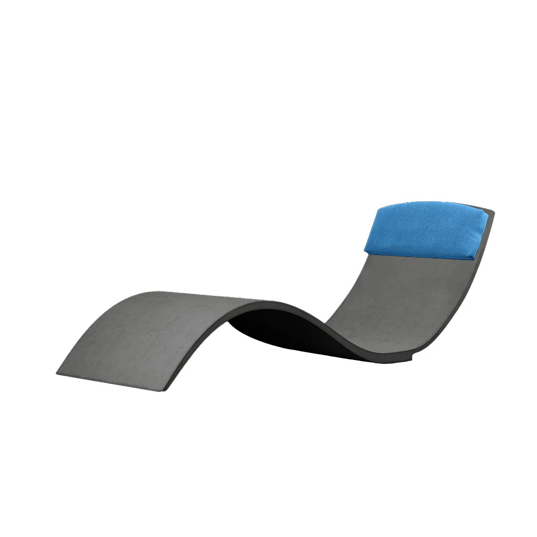 Curve II Chaise Lounger (Set of Two) - Luxury Concrete Pool Lounge Chair - Image 39