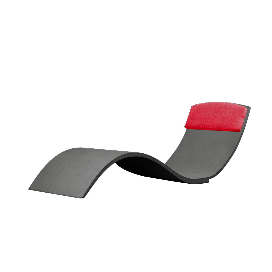 Curve II Chaise Lounger (Set of Two) - Luxury Concrete Pool Lounge Chair - Image 40