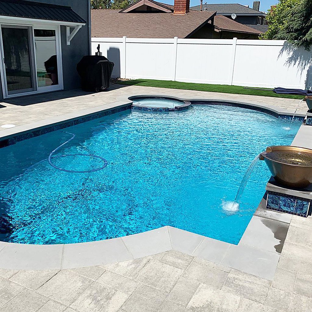 Cyan Blue, 6" x 6" - Porcelain Pool Tile - Image 5