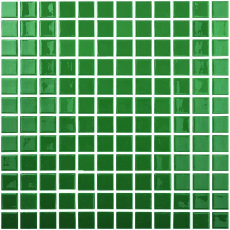Dark Green, 1" x 1" - Glass Tile