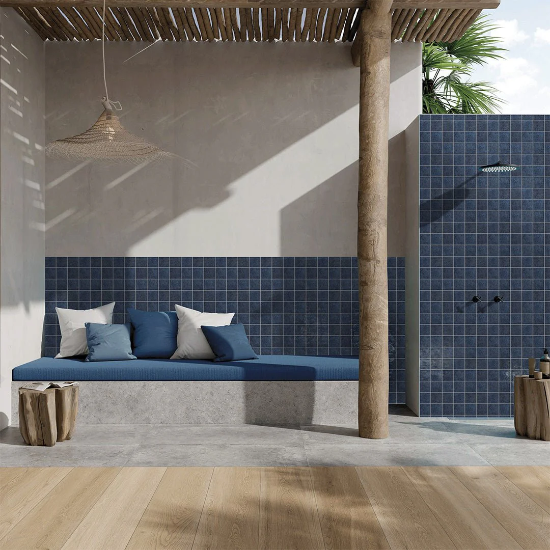 Denim, 6" x 6" - Porcelain Pool Tile - Image 2