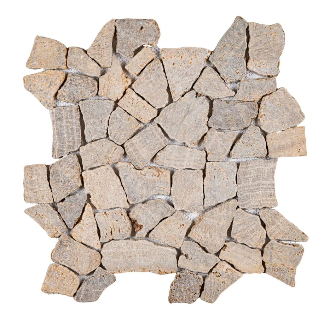 Desert Sunset - Flat Stone Pebble Tile