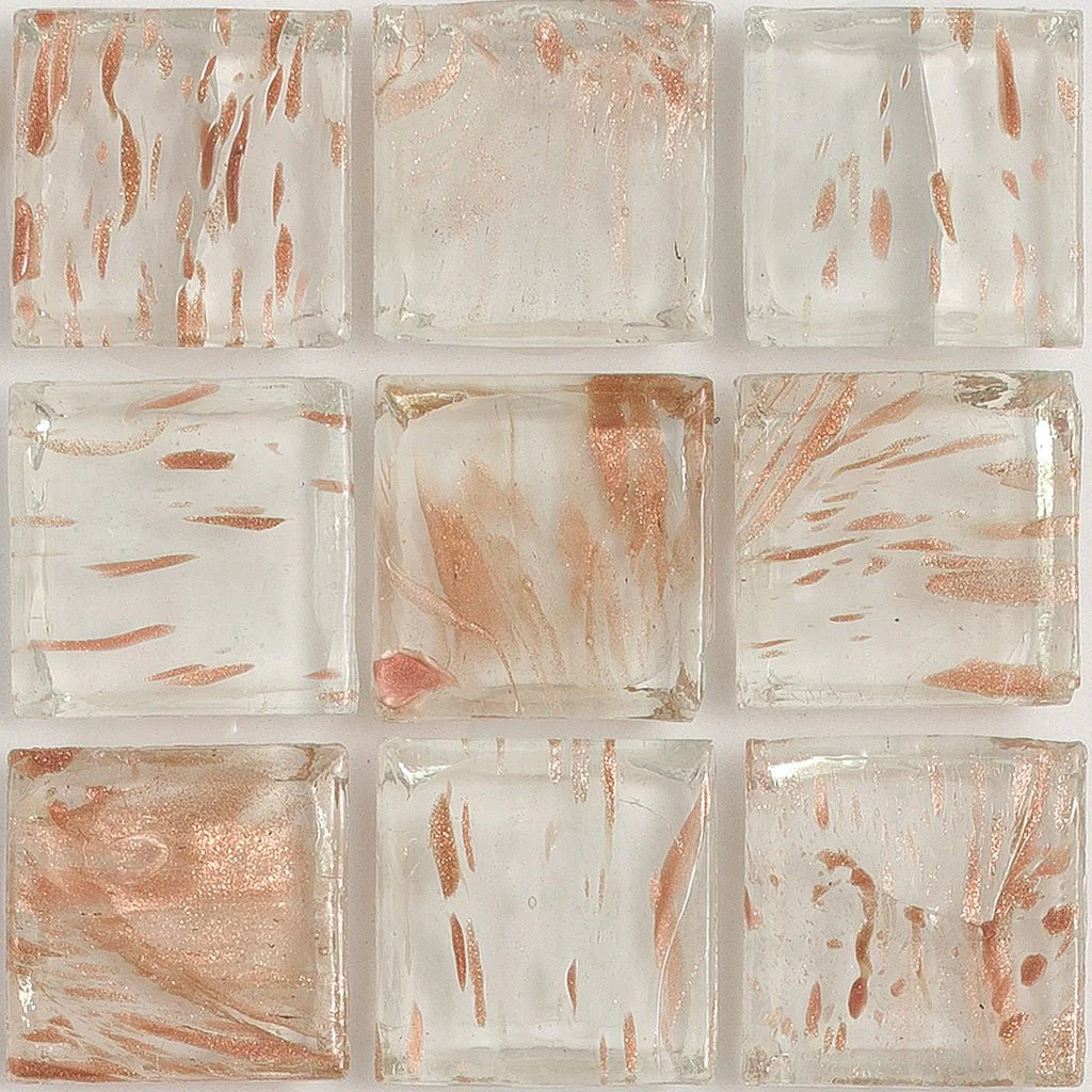 Diamond Aventurina, 1" x 1" - Glass Tile