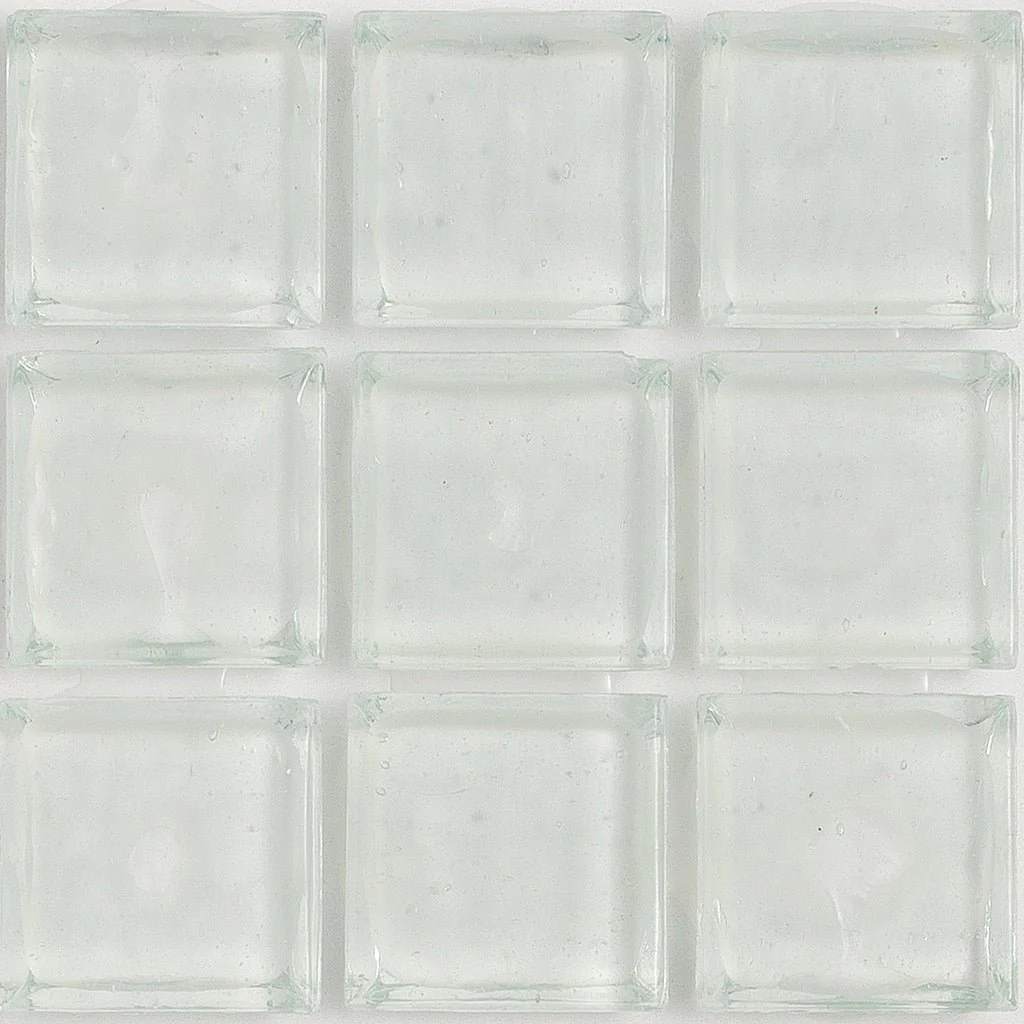 Diamond Clear, 1" x 1" - Glass Tile