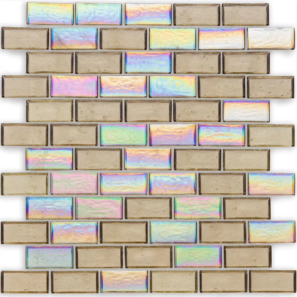 Dune, 1" x 2" Staggered - Glass Tile