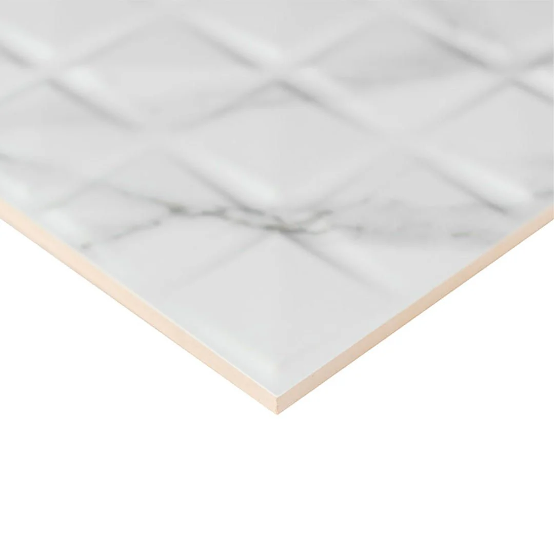 Dymo Statuary Chex White, 12" x 24" - Ceramic Tile - Image 5