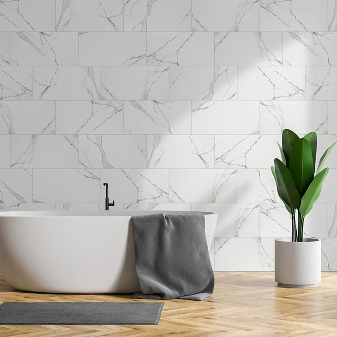 Dymo Statuary White, 12" x 24" - Ceramic Tile - Image 4
