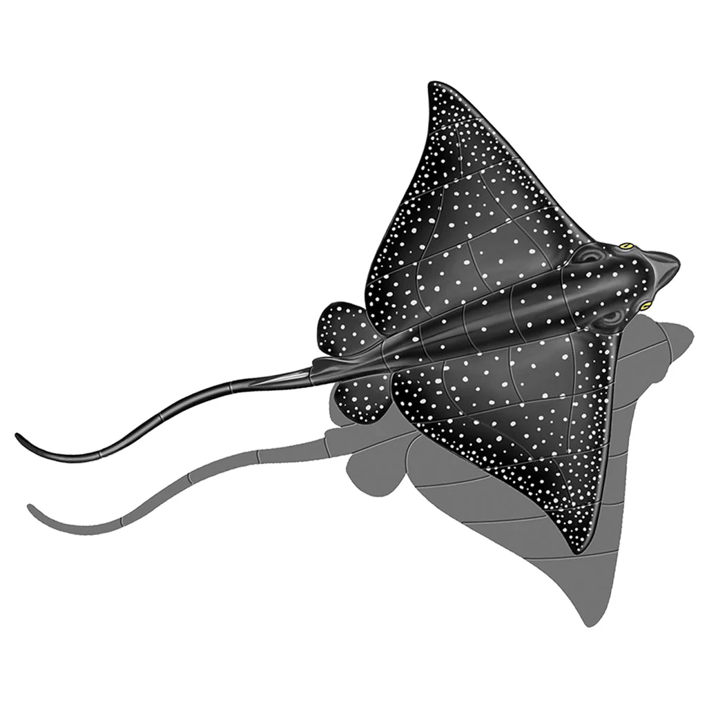 Eagle Ray w/Shadow - Pool Mosaic