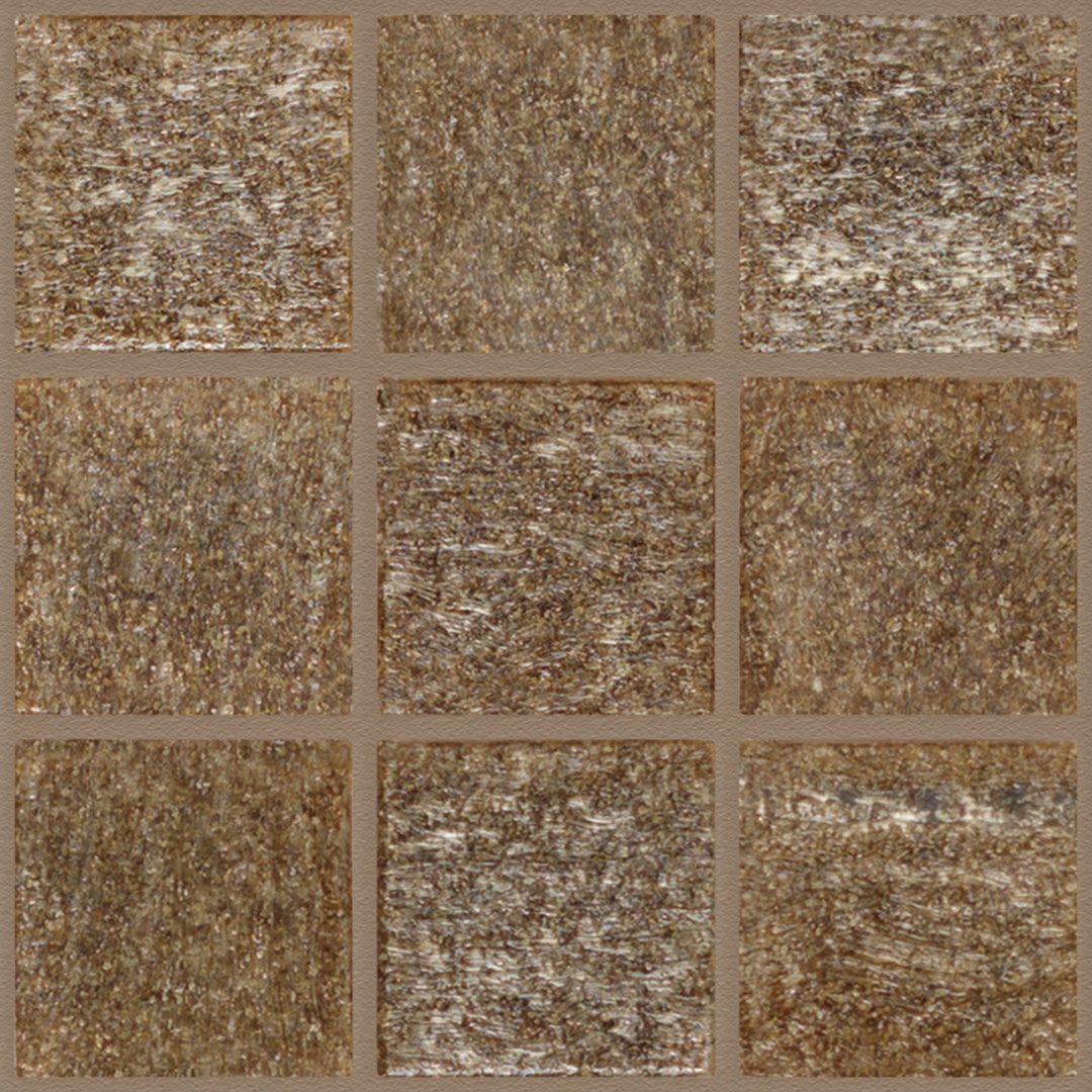 2122 Earth, 3/4" x 3/4" - Glass Tile
