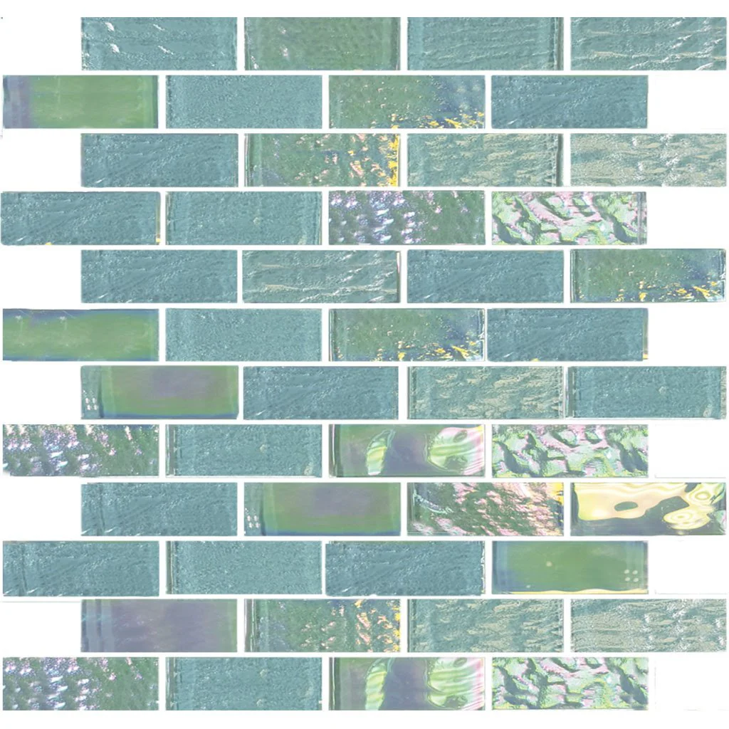 Emerald Green, 1" x 3" - Glass Tile