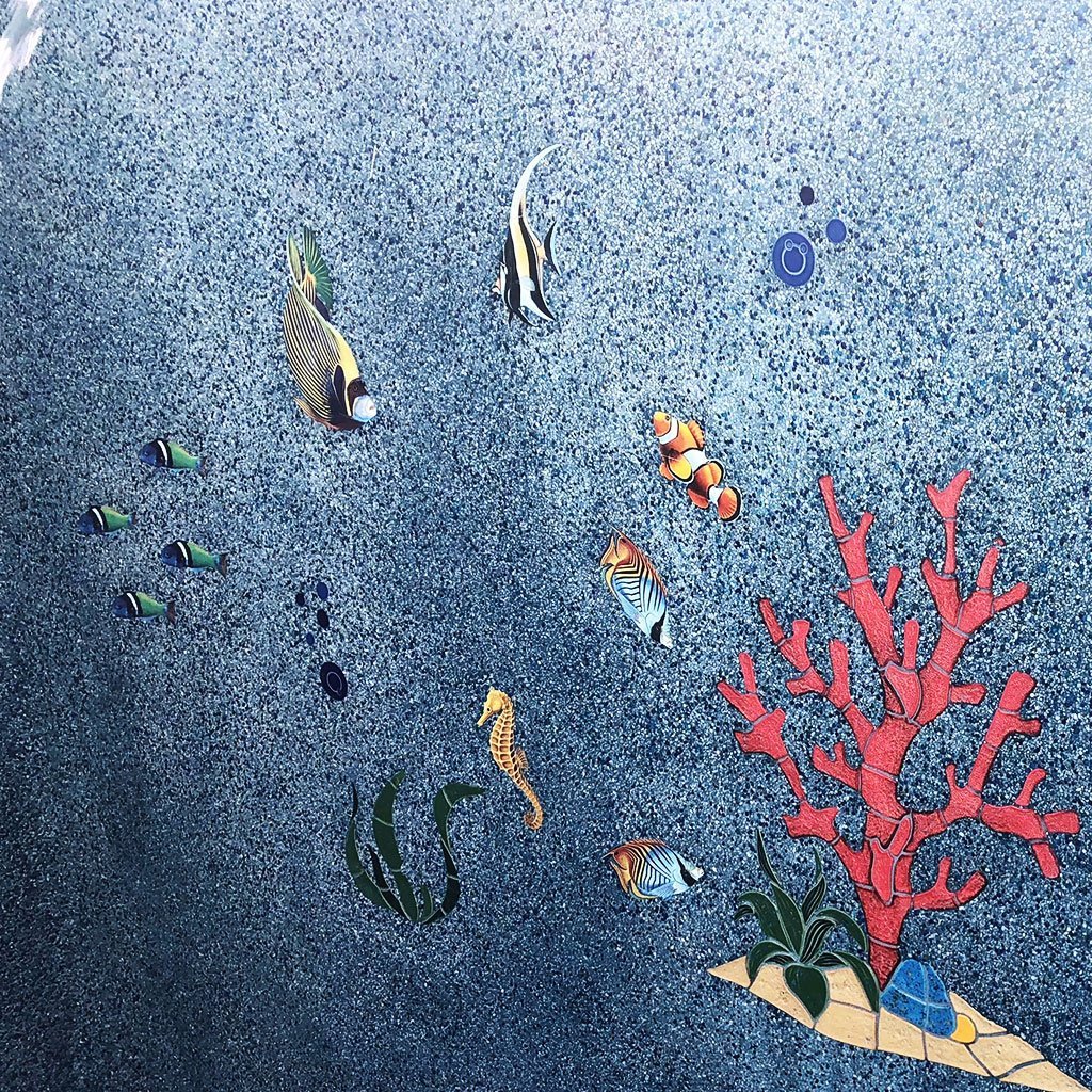 Emperor Angelfish - Pool Mosaic - Image 2