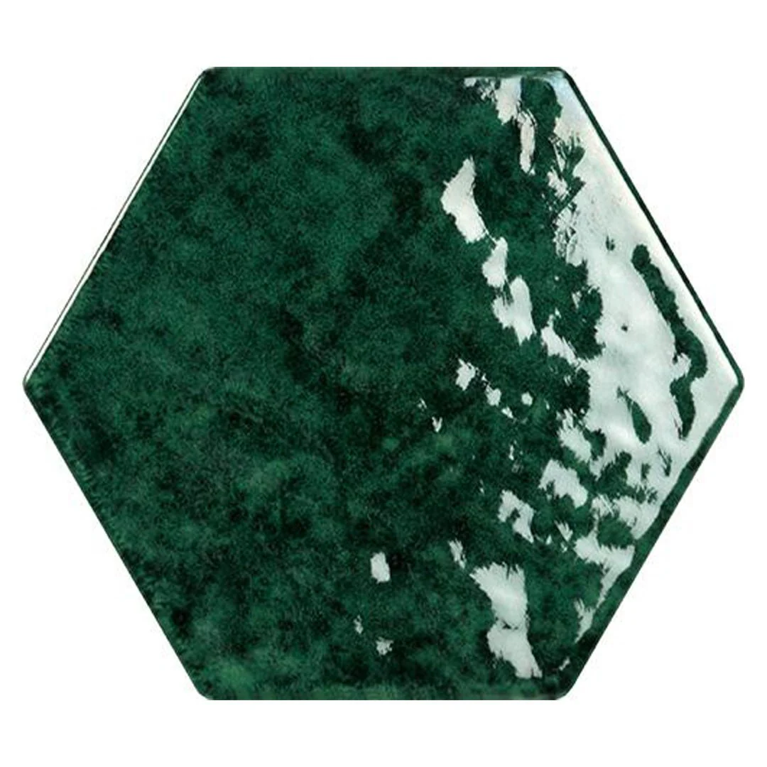 Esamarine Verde, Hexagon - Ceramic Tile