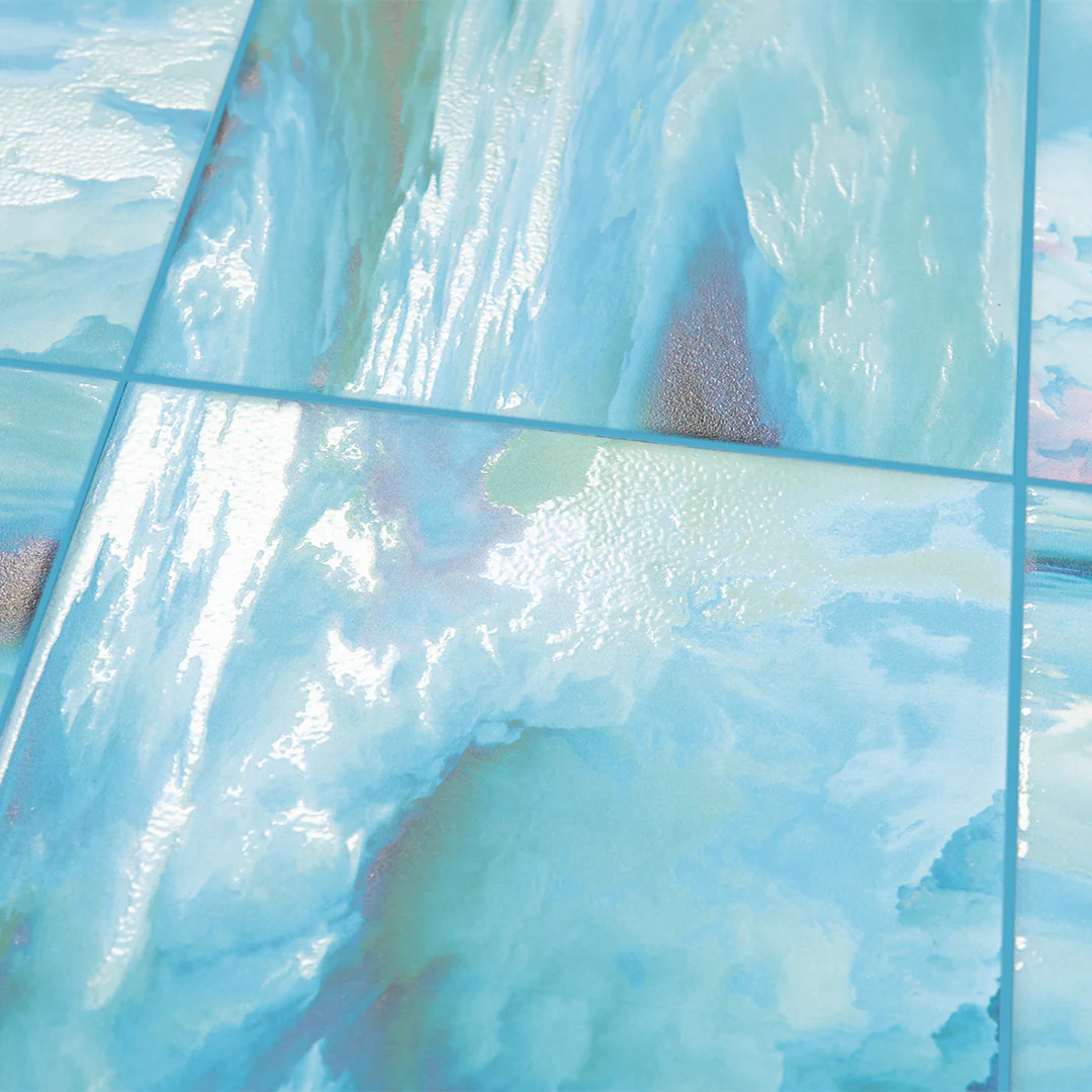 Estelar Watercolor, 6" x 6" - Porcelain Tile - Image 2