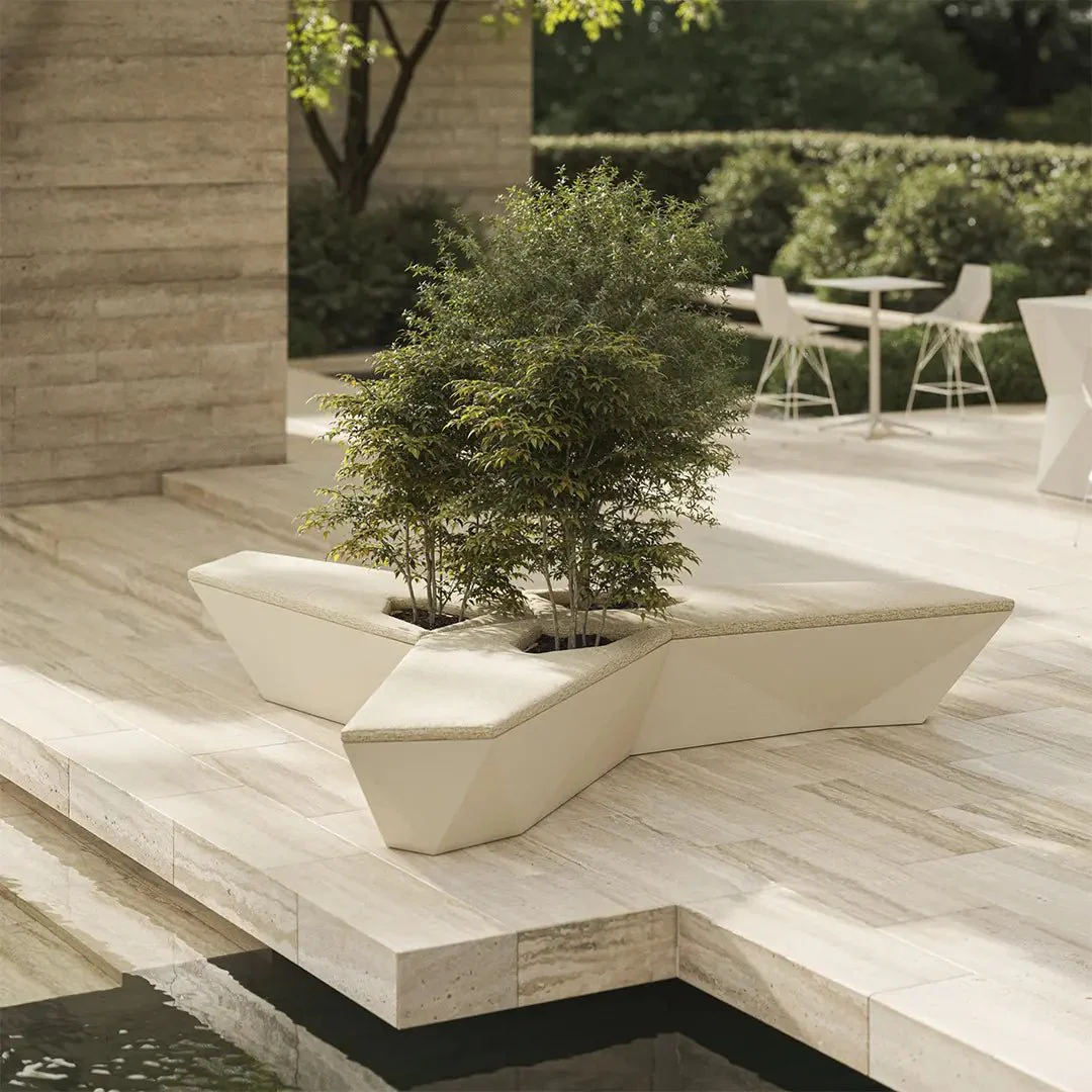 Faz Bench - Modern Patio Furniture