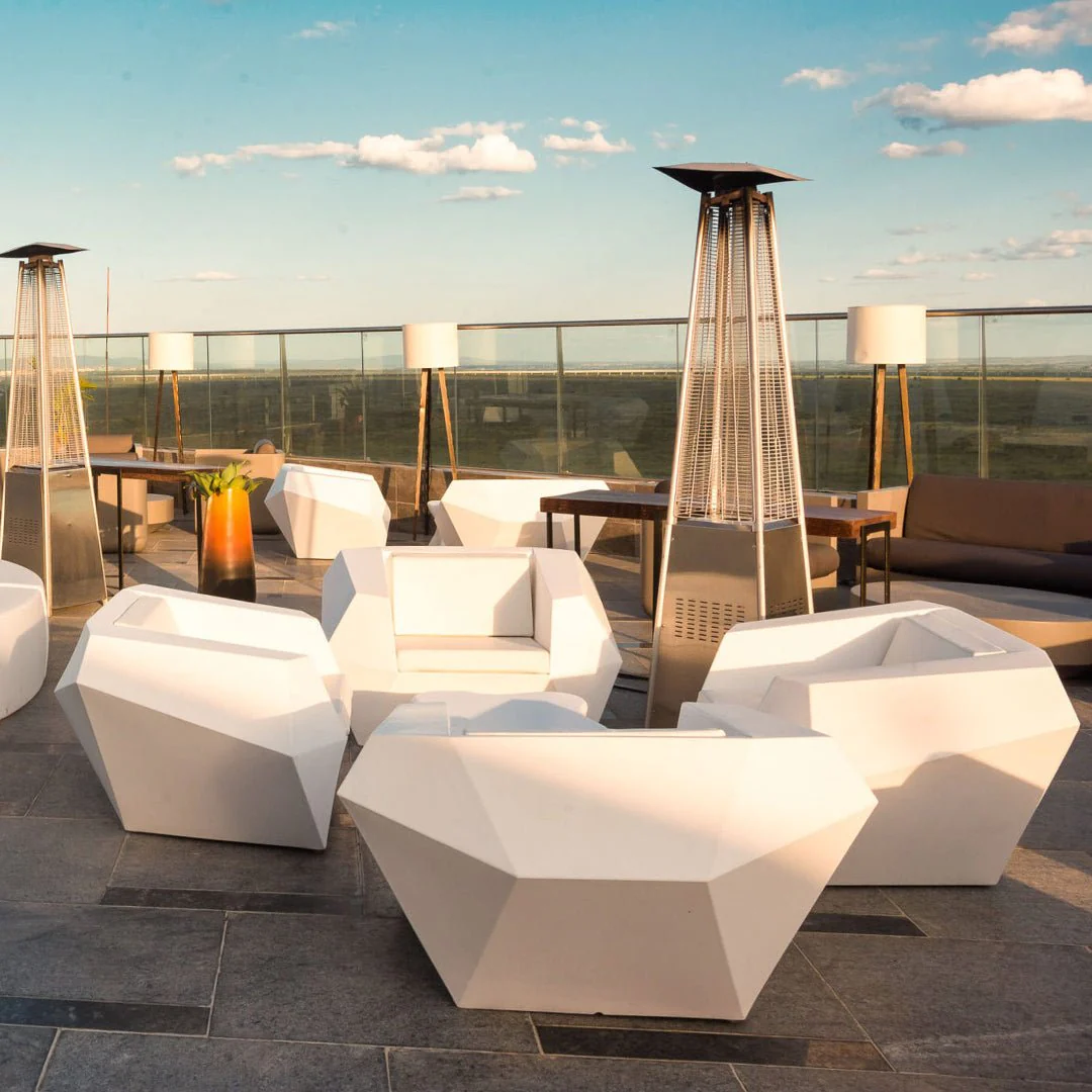 Faz Lounge Chair with Cushion - Modern Patio Furniture - Image 3
