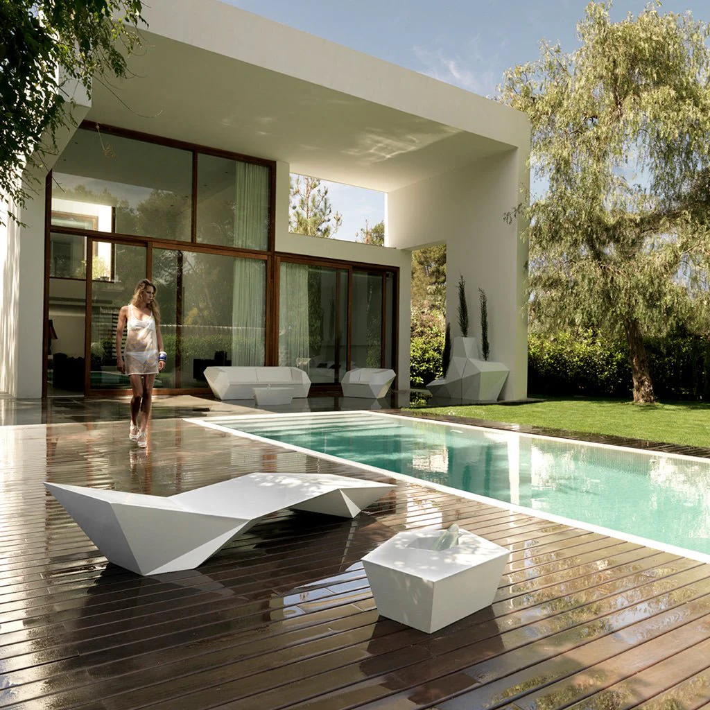 Faz Sun Chaise Lounger - Luxury Patio Lounge Chair - Image 5